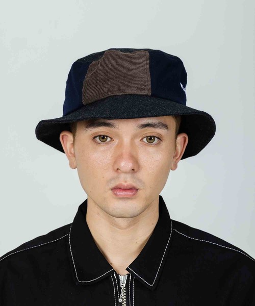 XLARGE（エクストララージ）の「PANELED WOOL HAT（ハット・メンズ・ネイビー/オリーブ・M/L）」の3枚目の写真