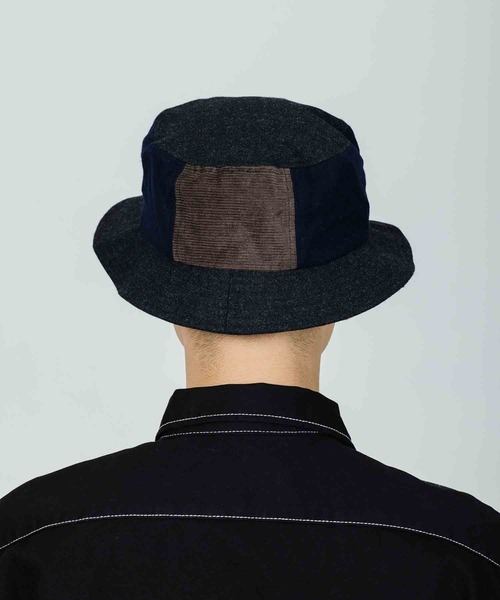 XLARGE（エクストララージ）の「PANELED WOOL HAT（ハット・メンズ・ネイビー/オリーブ・M/L）」の5枚目の写真