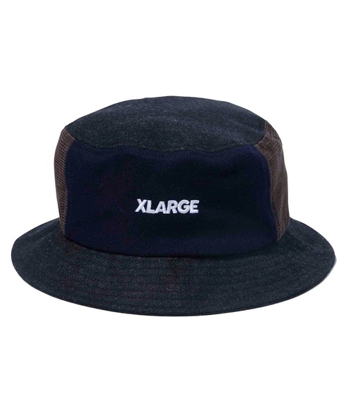 XLARGE（エクストララージ）の「PANELED WOOL HAT（ハット・メンズ・ネイビー/オリーブ・M/L）」の6枚目の写真