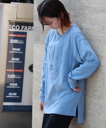 HONEYSUCKLE ROSE | 【HONEYSUCKLE ROSE】カレッジエンボスロゴロンT(Tシャツ/カットソー)