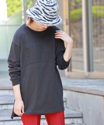 HONEYSUCKLE ROSE | 【HONEYSUCKLE ROSE】カレッジエンボスロゴロンＴ(Tシャツ/カットソー)