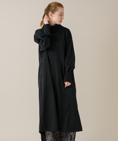 1％（イチ パーセント）の「1％ センタースリットワンピース（ワンピース・レディース・ブラック/キャメル・FREE）」の6枚目の写真