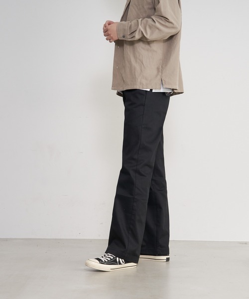 Dickies(ディッキーズ)の「【DICKIES/ディッキーズ】874ノータックワイドチノパンツ/ワークパンツ TCツイル(チノパンツ・メンズ・シルバー/カーキ/ブラック/チャコールグレー/ネイビー/ベージュ/ダークグリーン/ダークブラウン/ライトグリーン・32inch/30inch/34inch/36inch)」の11枚目の写真