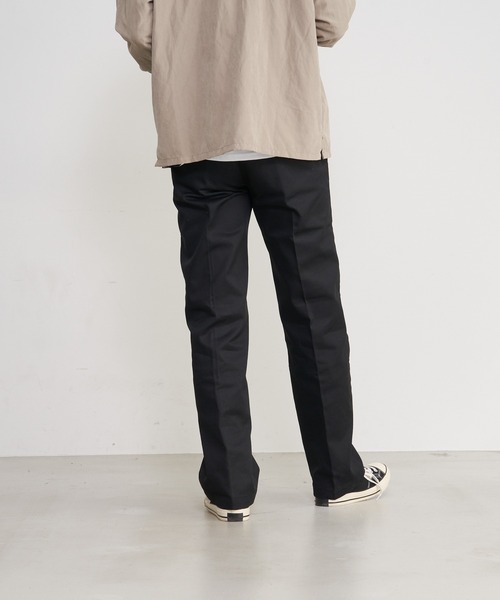 Dickies(ディッキーズ)の「【DICKIES/ディッキーズ】874ノータックワイドチノパンツ/ワークパンツ TCツイル(チノパンツ・メンズ・シルバー/カーキ/ブラック/チャコールグレー/ネイビー/ベージュ/ダークグリーン/ダークブラウン/ライトグリーン・32inch/30inch/34inch/36inch)」の15枚目の写真