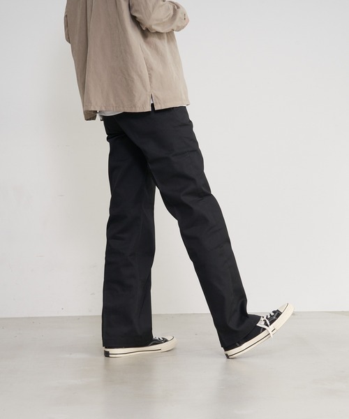 Dickies(ディッキーズ)の「【DICKIES/ディッキーズ】874ノータックワイドチノパンツ/ワークパンツ TCツイル(チノパンツ・メンズ・シルバー/カーキ/ブラック/チャコールグレー/ネイビー/ベージュ/ダークグリーン/ダークブラウン/ライトグリーン・32inch/30inch/34inch/36inch)」の14枚目の写真