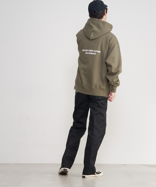 Dickies(ディッキーズ)の「【DICKIES/ディッキーズ】874ノータックワイドチノパンツ/ワークパンツ TCツイル(チノパンツ・メンズ・シルバー/カーキ/ブラック/チャコールグレー/ネイビー/ベージュ/ダークグリーン/ダークブラウン/ライトグリーン・32inch/30inch/34inch/36inch)」の10枚目の写真