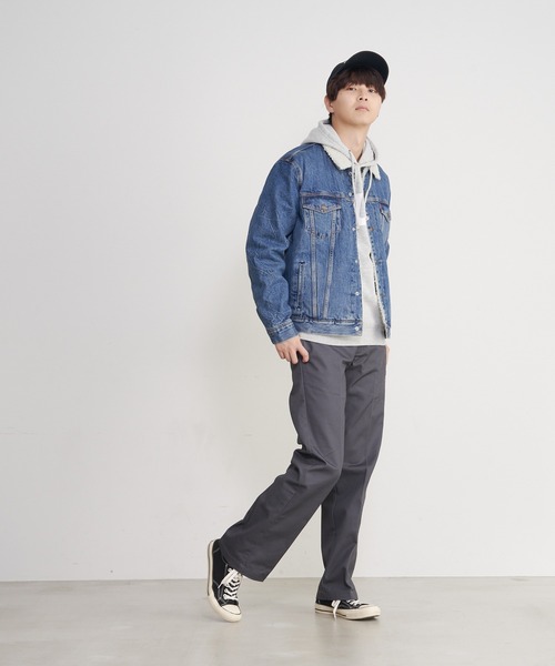 Dickies(ディッキーズ)の「【DICKIES/ディッキーズ】874ノータックワイドチノパンツ/ワークパンツ TCツイル(チノパンツ・メンズ・シルバー/カーキ/ブラック/チャコールグレー/ネイビー/ベージュ/ダークグリーン/ダークブラウン/ライトグリーン・32inch/30inch/34inch/36inch)」の17枚目の写真