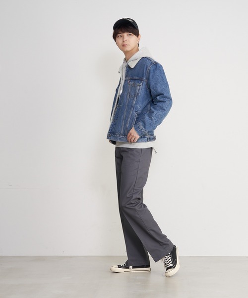 Dickies(ディッキーズ)の「【DICKIES/ディッキーズ】874ノータックワイドチノパンツ/ワークパンツ TCツイル(チノパンツ・メンズ・シルバー/カーキ/ブラック/チャコールグレー/ネイビー/ベージュ/ダークグリーン/ダークブラウン/ライトグリーン・32inch/30inch/34inch/36inch)」の19枚目の写真