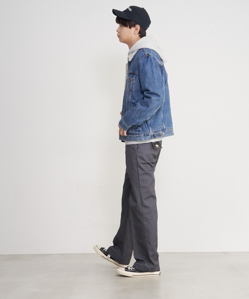 Dickies(ディッキーズ)の「【DICKIES/ディッキーズ】874ノータックワイドチノパンツ/ワークパンツ TCツイル(チノパンツ・メンズ・シルバー/カーキ/ブラック/チャコールグレー/ネイビー/ベージュ/ダークグリーン/ダークブラウン/ライトグリーン・32inch/30inch/34inch/36inch)」の21枚目の写真