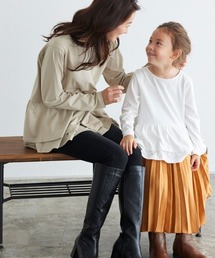 kids　フリルデザインTシャツ