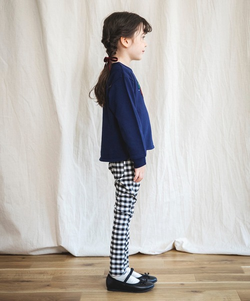 BRANSHES（ブランシェス）の「スパンコール×フルーツモチーフトレーナー（スウェット・キッズ・ネイビー/アイボリー・90/100/110/120/130）」の14枚目の写真