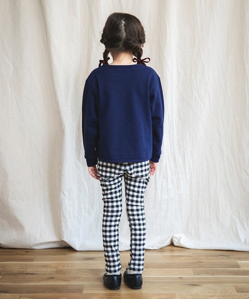 BRANSHES（ブランシェス）の「スパンコール×フルーツモチーフトレーナー（スウェット・キッズ・ネイビー/アイボリー・90/100/110/120/130）」の9枚目の写真