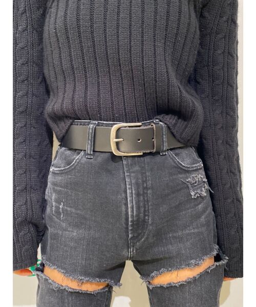 GYDA（ジェイダ）の「vintage ワイドベルト（その他雑貨・レディース・ブラック/ブラウン・FREE）」の2枚目の写真