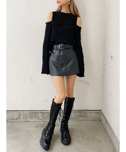 GYDA（ジェイダ）の「vintage ワイドベルト（その他雑貨・レディース・ブラック/ブラウン・FREE）」の7枚目の写真