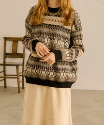 Ambre Neige | ノルディックニット／【WEB/EC限定商品】(ニット/セーター)