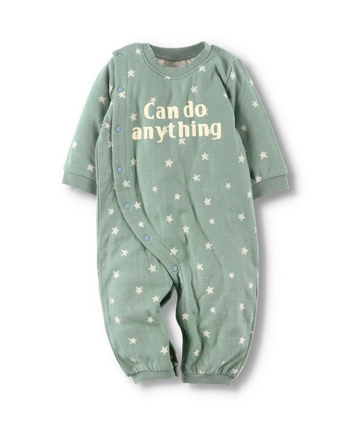 BRANSHES（ブランシェス）の「接結星柄2WAYオール（ロンパース・キッズ・グリーン・FREE）」の10枚目の写真