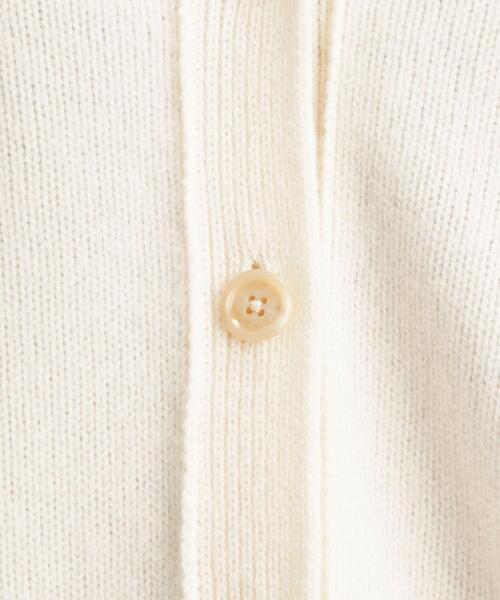 green label relaxing（グリーンレーベルリラクシング）の「SERENITY セレニティ Vネック ニット カーディガン ②（カーディガン/ボレロ・レディース・ケリー/ホワイト/ライトピンク・FREE）」の12枚目の写真