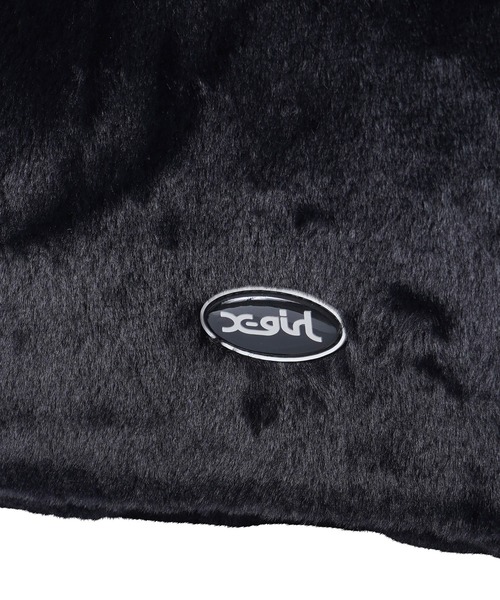 X-girl（エックスガール）の「FUR SHOULDER BAG（ショルダーバッグ・レディース・ブラック/ベージュ/ライトグリーン・ONE SIZE）」の6枚目の写真