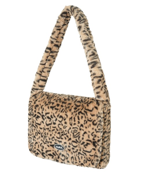 X-girl（エックスガール）の「FUR SHOULDER BAG（ショルダーバッグ・レディース・ブラック/ベージュ/ライトグリーン・ONE SIZE）」の12枚目の写真