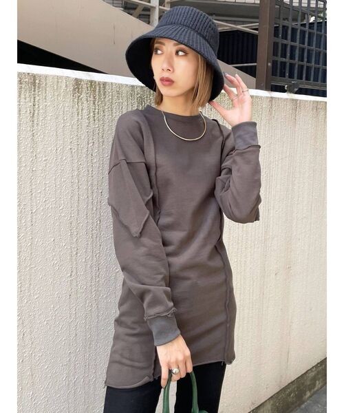 EMODA(エモダ)の「ロングフープネックレス(ネックレス・レディース・シルバー/ゴールド・FREE)」の4枚目の写真