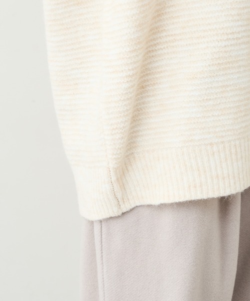 PUAL CE CIN（ピュアルセシン）の「【Du noir】ガーター編みニットベスト（ベスト・レディース・ブラック/グリーン/ナチュラル・FREE）」の5枚目の写真