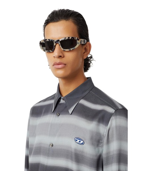 DIESEL（ディーゼル）の「メンズ シャツ リヨセル（シャツ/ブラウス・メンズ・ブラック/マルチ・X-SMALL/SMALL/LARGE/MEDIUM/XX-LARGE/X-LARGE）」の7枚目の写真