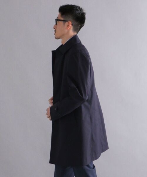 SHIPS（シップス）の「SHIPS: コットン ステンカラーコート（ステンカラーコート・メンズ・ネイビー/ライトカーキ・SMALL/MEDIUM/LARGE/X-LARGE）」の10枚目の写真