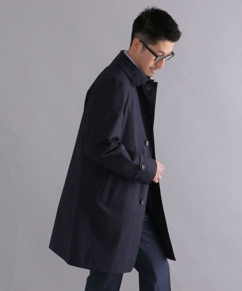 SHIPS（シップス）の「SHIPS: コットン ステンカラーコート（ステンカラーコート・メンズ・ネイビー/ライトカーキ・SMALL/MEDIUM/LARGE/X-LARGE）」の12枚目の写真