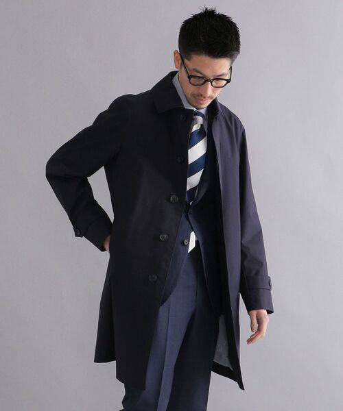 セール】SHIPS: コットン ステンカラーコート（ステンカラーコート