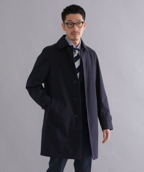 SHIPS（シップス）の「SHIPS: コットン ステンカラーコート（ステンカラーコート・メンズ・ネイビー/ライトカーキ・SMALL/MEDIUM/LARGE/X-LARGE）」の14枚目の写真