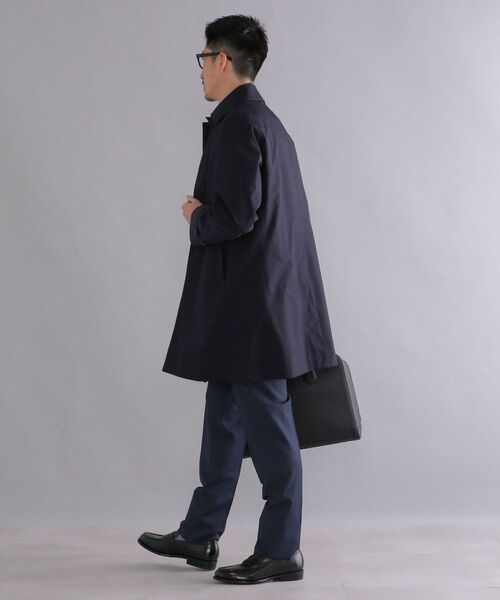 SHIPS（シップス）の「SHIPS: コットン ステンカラーコート（ステンカラーコート・メンズ・ネイビー/ライトカーキ・SMALL/MEDIUM/LARGE/X-LARGE）」の17枚目の写真