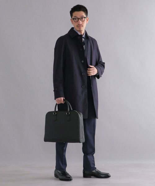 SHIPS（シップス）の「SHIPS: コットン ステンカラーコート（ステンカラーコート・メンズ・ネイビー/ライトカーキ・SMALL/MEDIUM/LARGE/X-LARGE）」の21枚目の写真