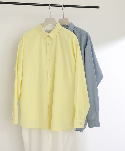 SENSE OF PLACE by URBAN RESEARCH（センスオブプレイスバイアーバンリサーチ）の「タイプライタールーズシャツ（シャツ/ブラウス・メンズ・ライトブルー/イエロー・MEDIUM/LARGE）」の14枚目の写真
