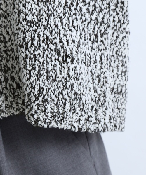 eL（エル）の「【eL】3G Colorful Nep Pullover/264753（ニット/セーター・レディース・ホワイト系その他/ホワイト×ブラック/パープル系その他・FREE）」の11枚目の写真