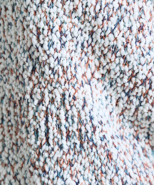 eL（エル）の「【eL】3G Colorful Nep Pullover/264753（ニット/セーター・レディース・ホワイト系その他/ホワイト×ブラック/パープル系その他・FREE）」の7枚目の写真