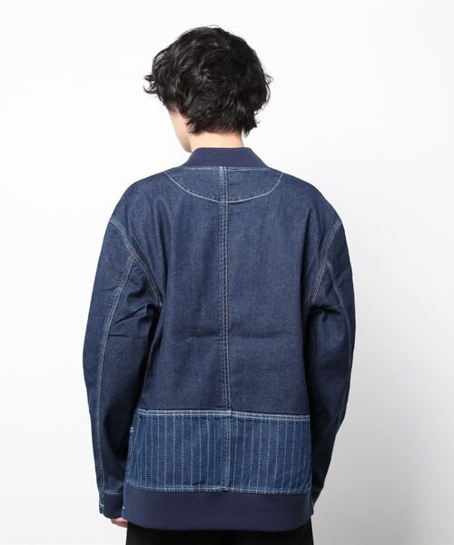 Dickies（ディッキーズ）の「ステッチデニム ライトジャケット（デニムジャケット・メンズ・ネイビー・XX-LARGE/SMALL/LARGE/MEDIUM/X-LARGE）」の3枚目の写真