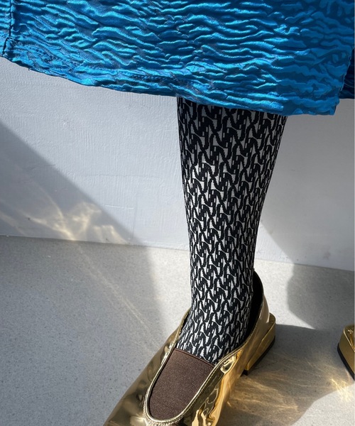 SANSeLF（サンセルフ）の「【SANSeLF】glitter tights　sana22s001（タイツ/ストッキング・レディース・ゴールド/ブラック・FREE）」の11枚目の写真