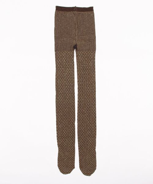 SANSeLF（サンセルフ）の「【SANSeLF】glitter tights　sana22s001（タイツ/ストッキング・レディース・ゴールド/ブラック・FREE）」の13枚目の写真