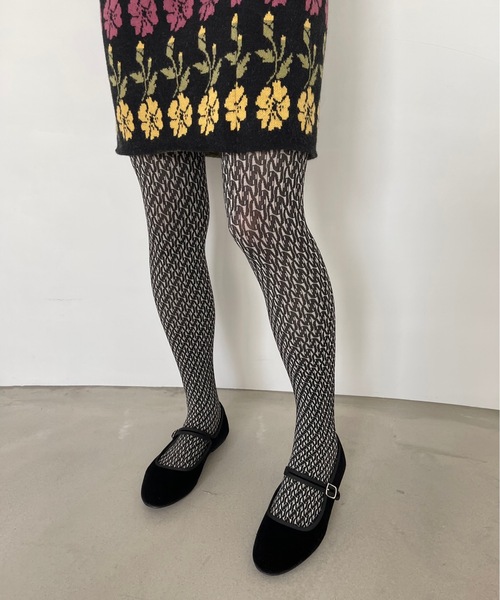 SANSeLF（サンセルフ）の「【SANSeLF】glitter tights　sana22s001（タイツ/ストッキング・レディース・ゴールド/ブラック・FREE）」の15枚目の写真