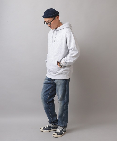 WAIPER.inc(ワイパーインク)の「Goodwear グッドウェア USAコットン 2W7-0519 フードパーカー(パーカー・メンズ・ブラック/ベージュ/カーキ/杢グレー/オフホワイト/ネイビー・M/L/XL/S)」の14枚目の写真