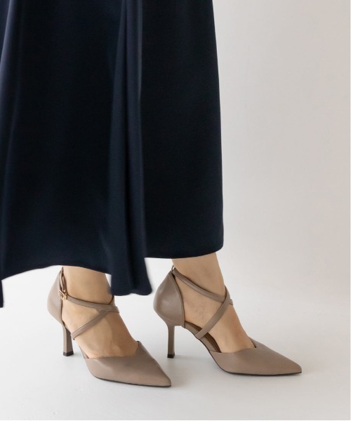 RANDA(ランダ)の「ソフト クロスストラップセパレートパンプス(パンプス・レディース・ブラック/イエロー/ブルー/アイボリー/グレイッシュベージュ/ミント/ピンク/ブラウン/ピンク系その他・LL/S/M/L/SS)」の10枚目の写真