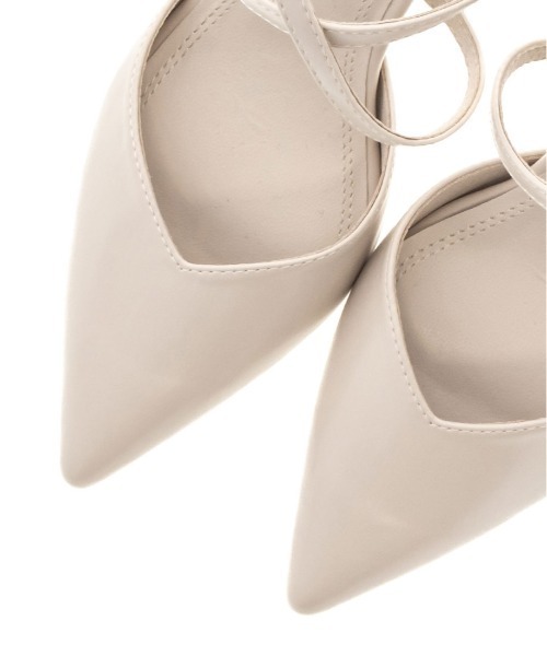 RANDA(ランダ)の「ソフト クロスストラップセパレートパンプス(パンプス・レディース・ブラック/イエロー/ブルー/アイボリー/グレイッシュベージュ/ミント/ピンク/ブラウン/ピンク系その他・LL/S/M/L/SS)」の20枚目の写真