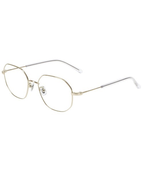 Zoff（ゾフ）の「オクタゴン型 めがね｜Zoff CLASSIC（メガネ・レディース・ブラック/ピンク/シルバー/ゴールド・FREE）」の4枚目の写真