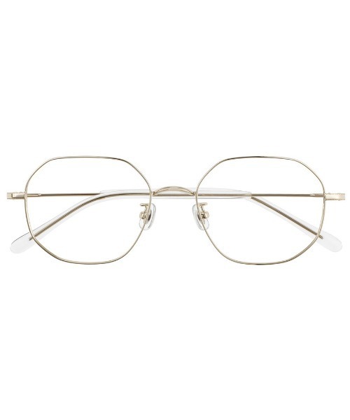 Zoff（ゾフ）の「オクタゴン型 めがね｜Zoff CLASSIC（メガネ・レディース・ブラック/ピンク/シルバー/ゴールド・FREE）」の9枚目の写真