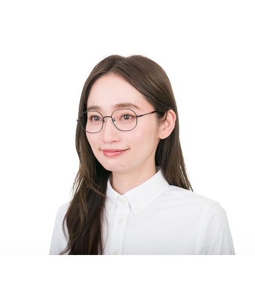 Zoff（ゾフ）の「オクタゴン型 めがね｜Zoff CLASSIC（メガネ・レディース・ブラック/ピンク/シルバー/ゴールド・FREE）」の16枚目の写真