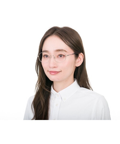 Zoff（ゾフ）の「オクタゴン型 めがね｜Zoff CLASSIC（メガネ・レディース・ブラック/ピンク/シルバー/ゴールド・FREE）」の12枚目の写真