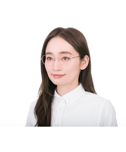 Zoff（ゾフ）の「オクタゴン型 めがね｜Zoff CLASSIC（メガネ・レディース・ブラック/ピンク/シルバー/ゴールド・FREE）」の14枚目の写真