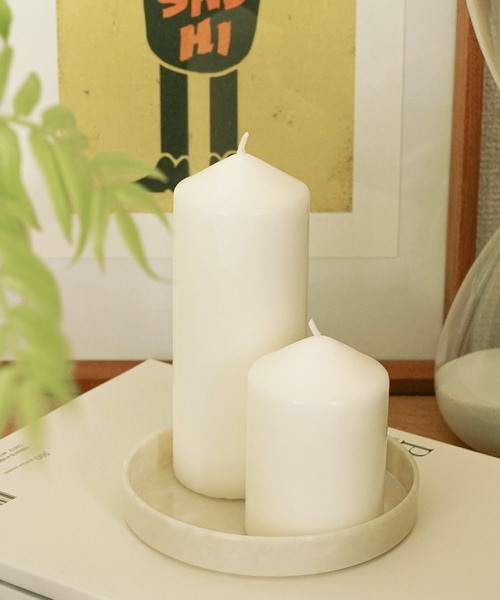 HIGHTIDE（ハイタイド）の「Marbled Melamine Tray マーブル メラミン サークルデスクトレイ トレー（収納グッズ・レディース・アイボリー/グレー/ブラック/ネイビー/ダークグリーン/マスタード・FREE）」の13枚目の写真