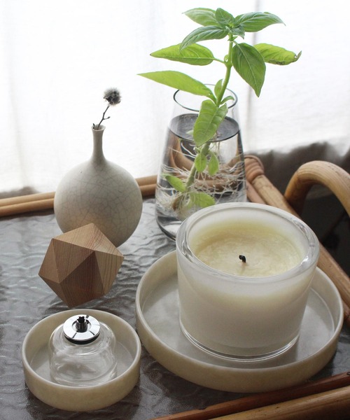 HIGHTIDE（ハイタイド）の「Marbled Melamine Tray マーブル メラミン サークルデスクトレイ トレー（収納グッズ・レディース・アイボリー/グレー/ブラック/ネイビー/ダークグリーン/マスタード・FREE）」の9枚目の写真