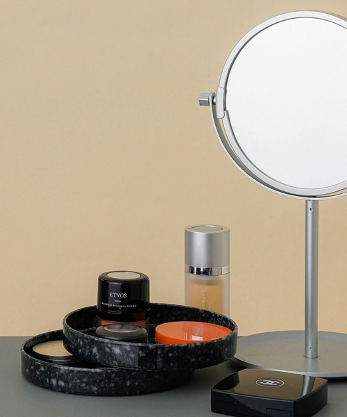 HIGHTIDE（ハイタイド）の「Marbled Melamine Tray マーブル メラミン サークルデスクトレイ トレー（収納グッズ・レディース・アイボリー/グレー/ブラック/ネイビー/ダークグリーン/マスタード・FREE）」の19枚目の写真